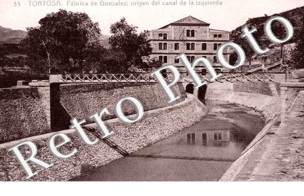 Fabrica de Gonzalez; origen del canal de la izquierda