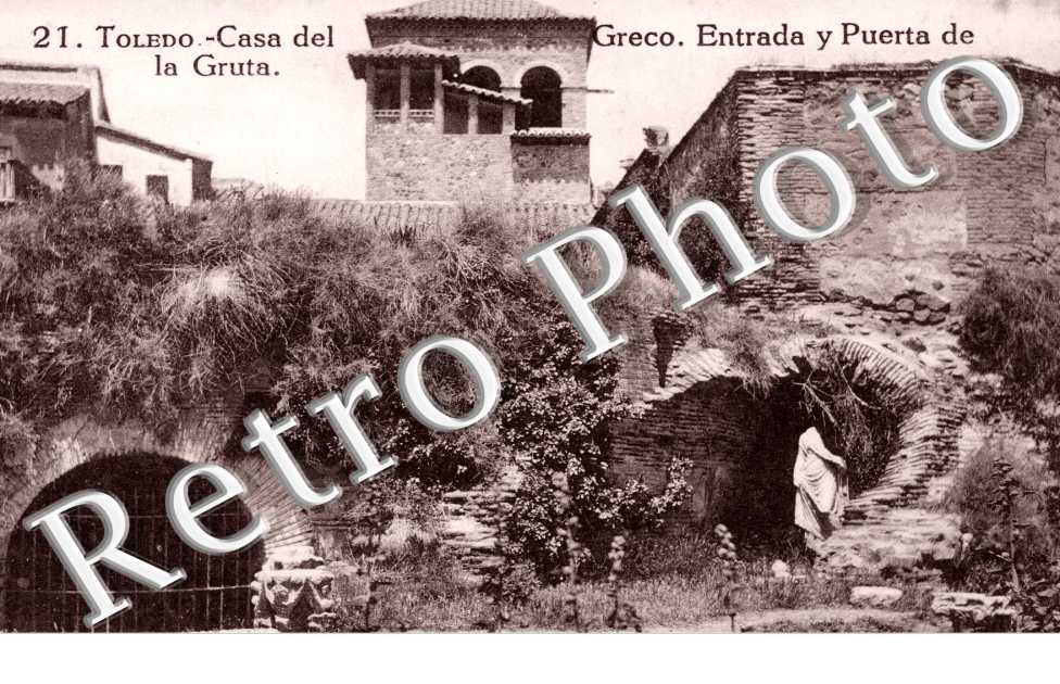 Casa del Greco - Entrada y puerta de la Gruta