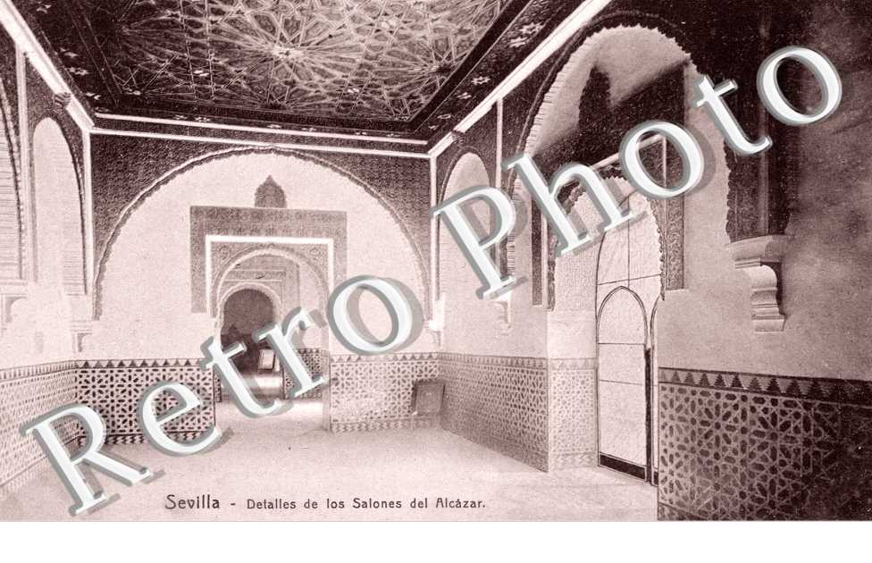 Detalles de los SAlones de Alcazar