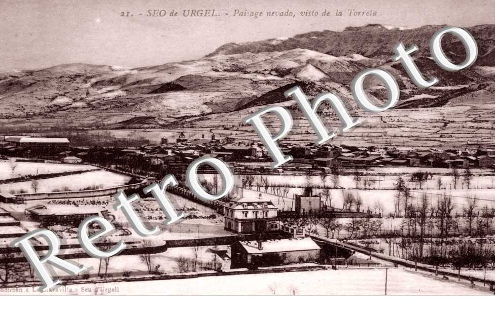 paisaje nevado, visto de la Torreta