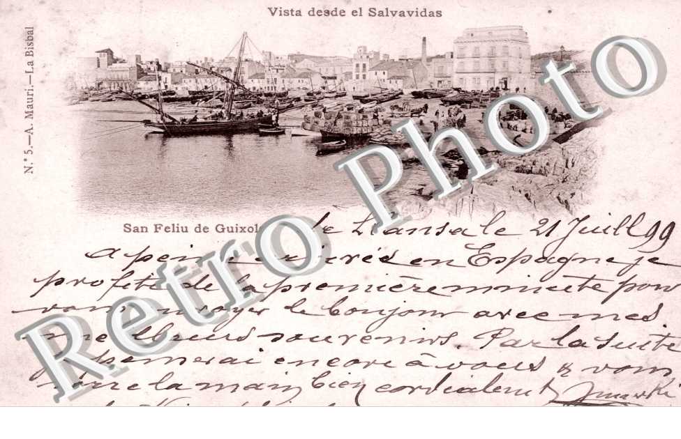 Vista desde el salvavidas - 1899