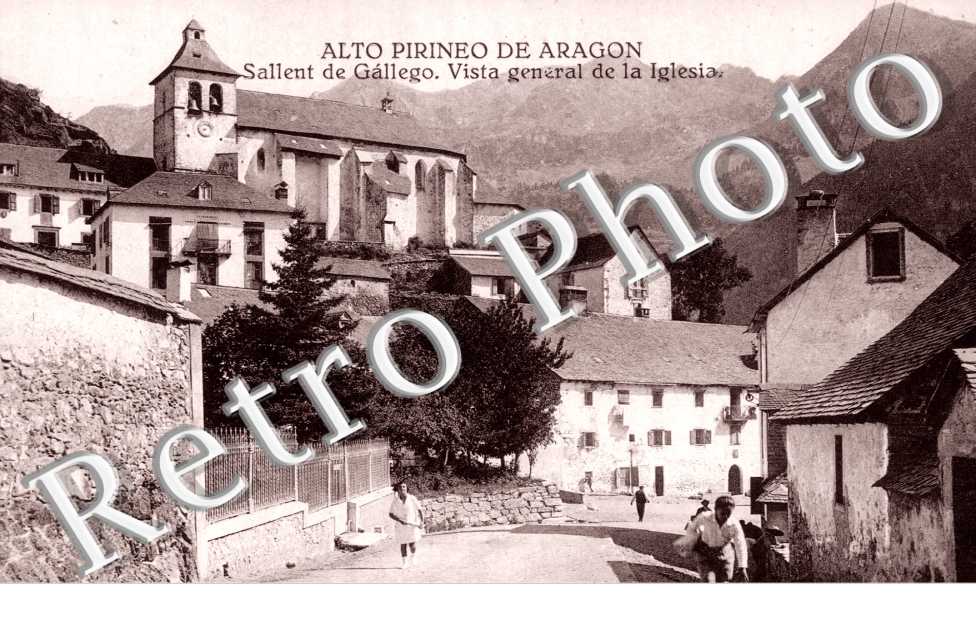 Sallent de Gallego, Vista general de la Iglesia