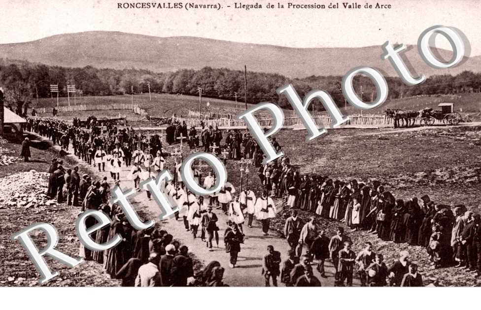 llegada de la procession de la valle de Arce