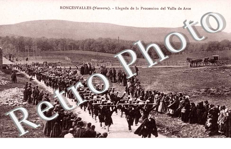 llegada de la procession del valle de Arce