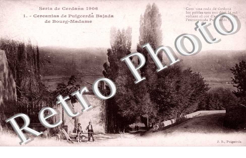 Seria de Cerdaña. Cercanias de Puigcerda Bajada de Bourg-Madame