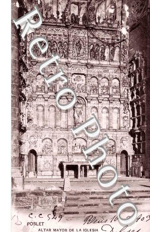 altar mayor de la iglesia