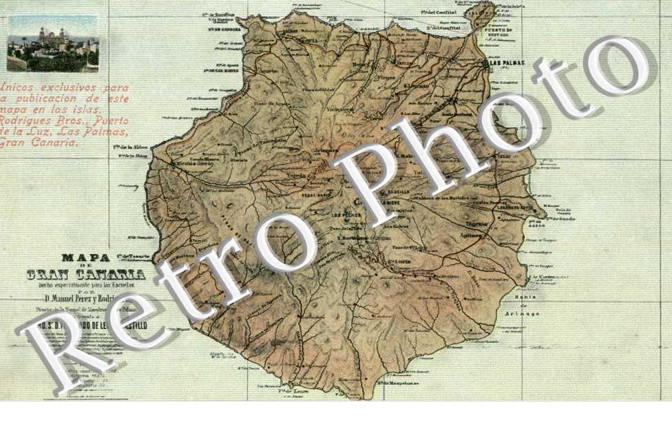 mapa de Gran Canaria