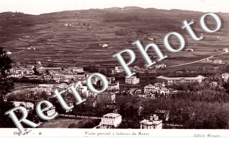Vista parical y laderas de Batet