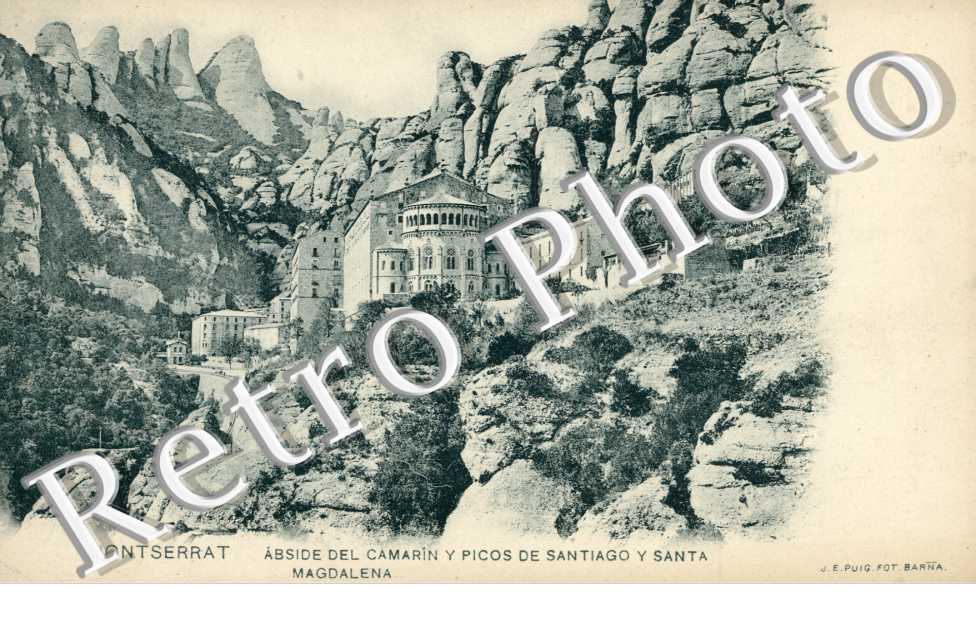 Abside del Camarin y picos de santiago y santa Magdalena