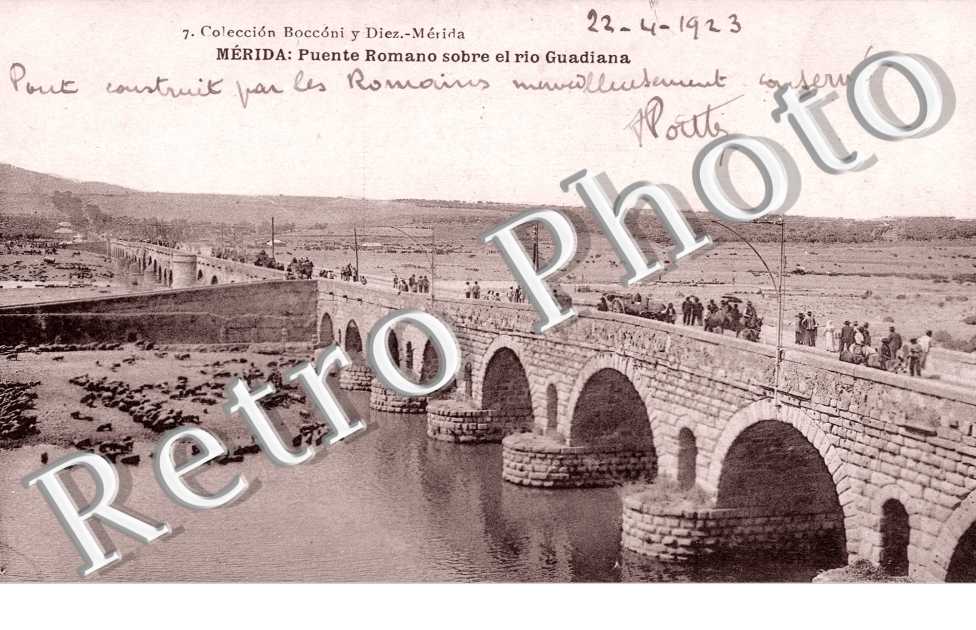 Puente Romano sobre el rio Guardiana