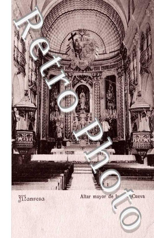 altar mayor de la Santa Cueva