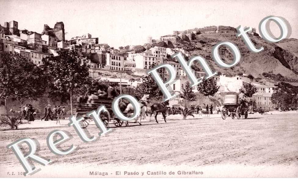 El Paseo y Castillo de Gibralfaro