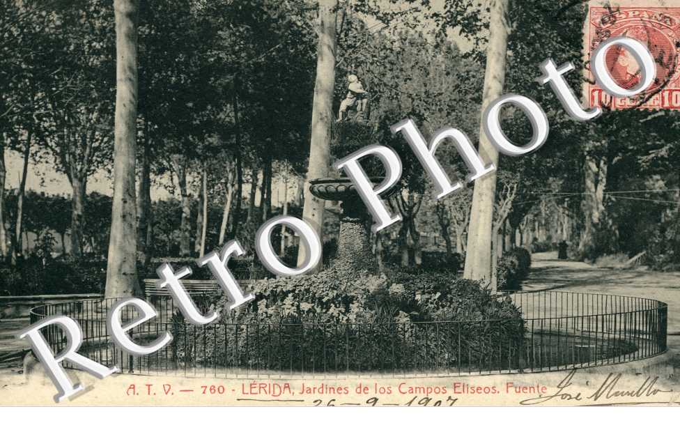 jardines de los campos eliseos