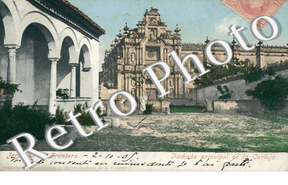 Fachada ptincipal de la Cartuja