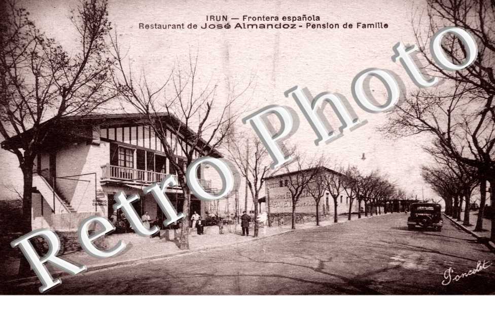frontera espanola - restaurant de Jose Almandoz - pension de famille