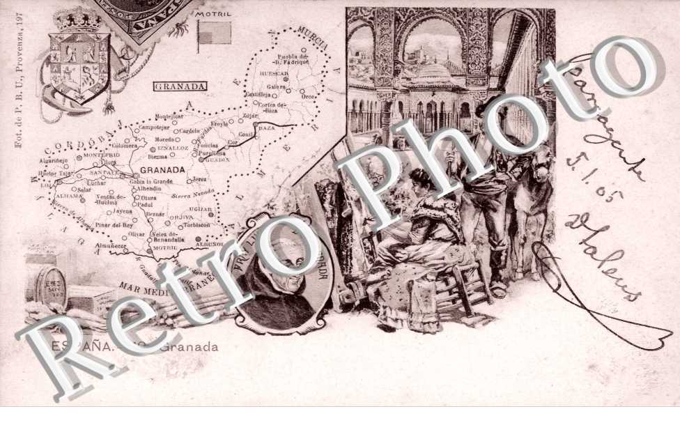 Granada - Carte