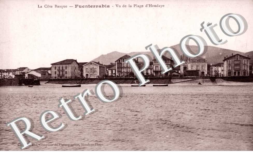 vu de la Plage d'Hendaye