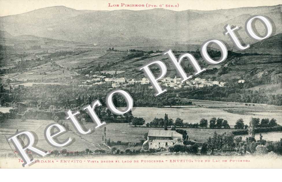 Cerdana, Vista desde el Lago de Puigcerda