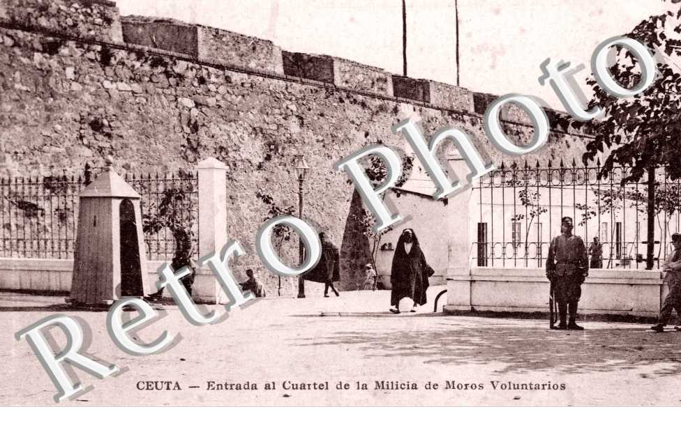 entrada al curtel de la milicia de moros voluntarios