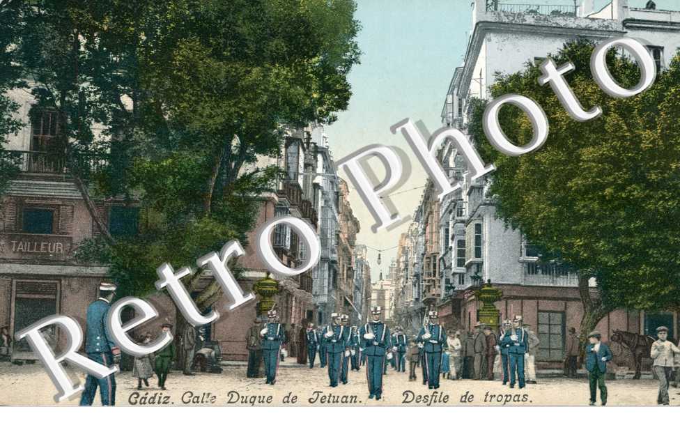 Calle Duque de Jetuan - Desfile de tropas