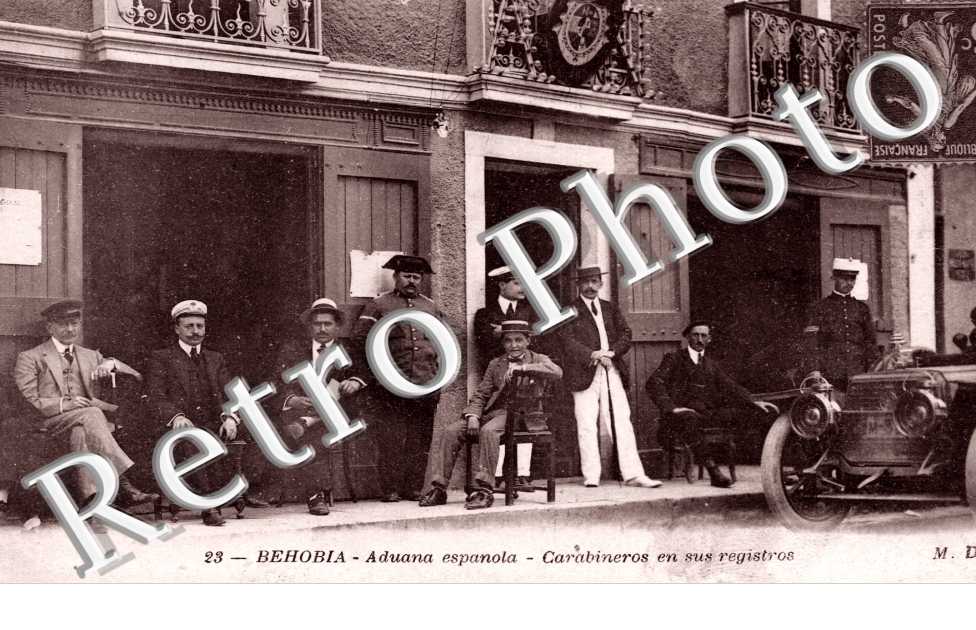 aduana espagnol, carabineros en sus registros