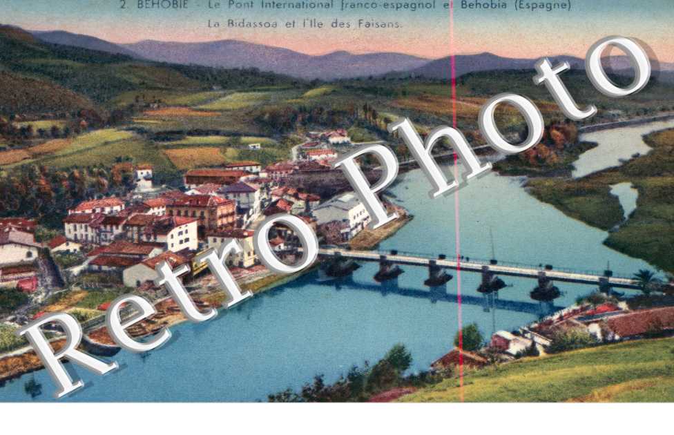 le pont international franco-espagnol et Behobia