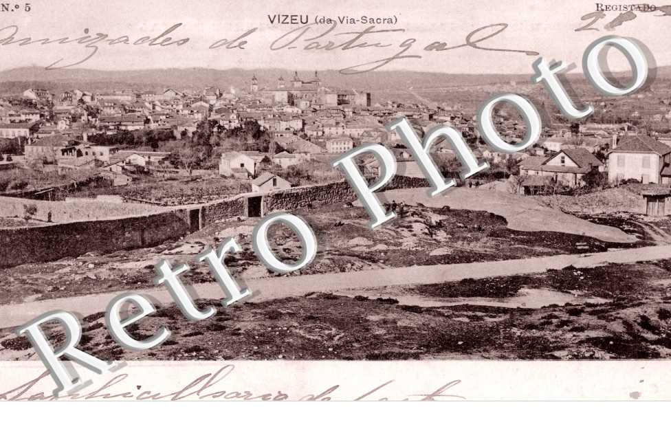 Vista geral de Vizeu, da Via-Sacra
