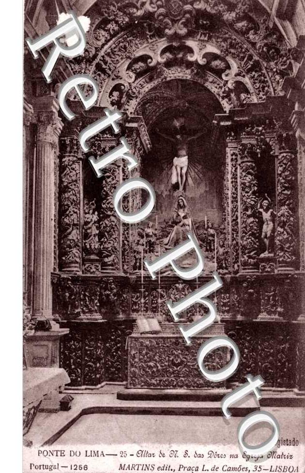 Altar de M. S. das Dores na Egreja Matriz