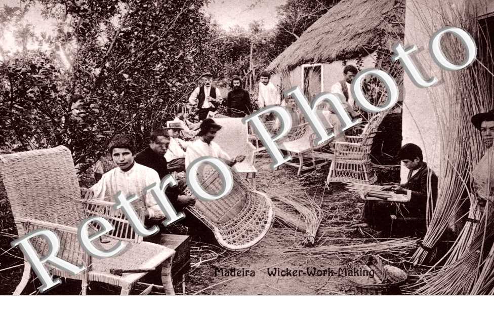 Wicker-work making