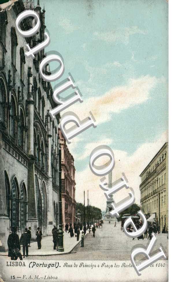 Rua do Principe e Praça dos Restauradores de 1640