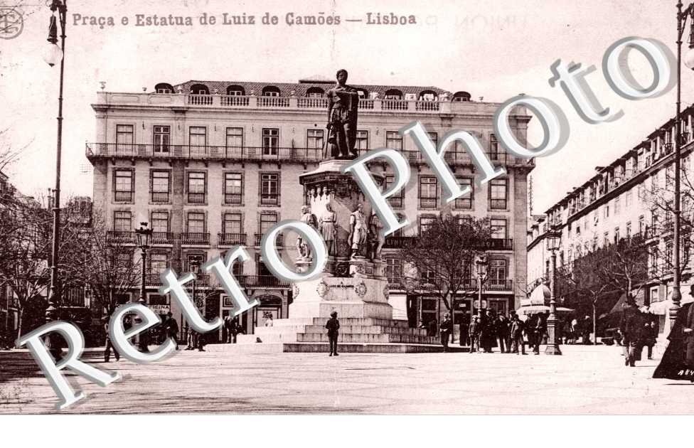Praca e Estatua de Luiz de Camoes