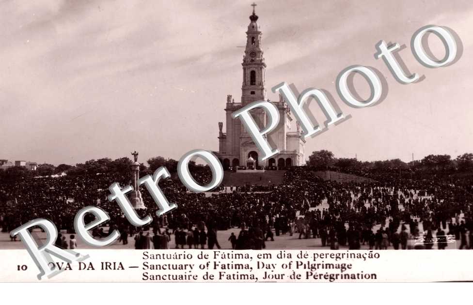Santuario de Fatima em dia de peregrinacao