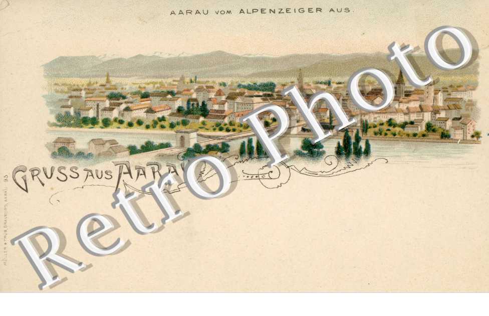 Aarau vom Alpenzeiger aus