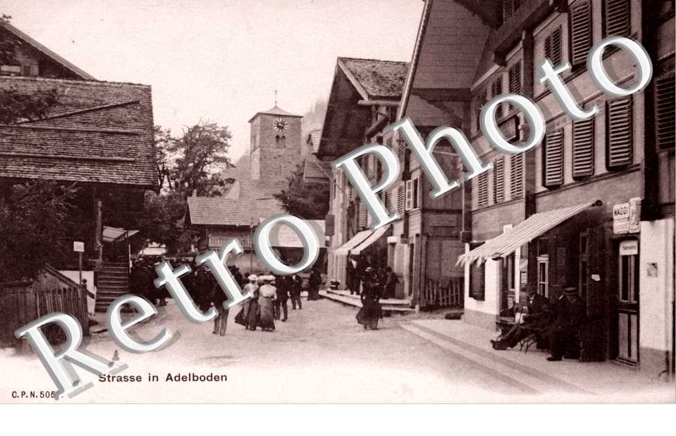 Strasse in Adelboden