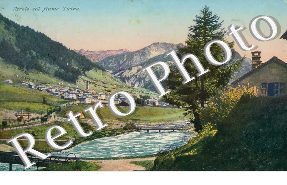 Airolo col fiume Ticino
