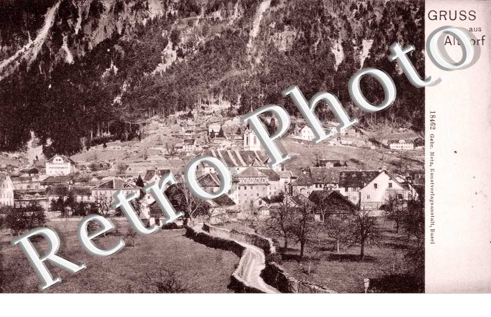 Gruss aus Altdorf, Vue panoramique
