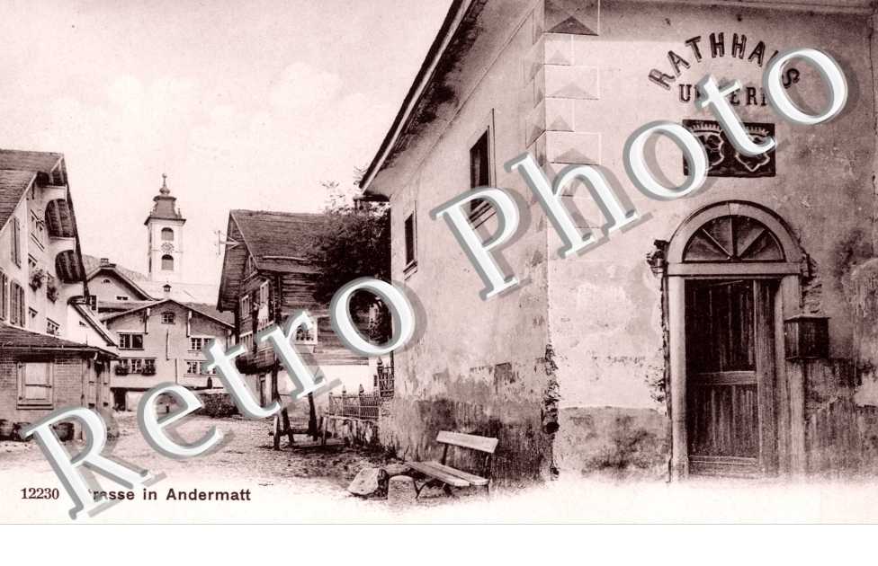 Strasse in Andermatt