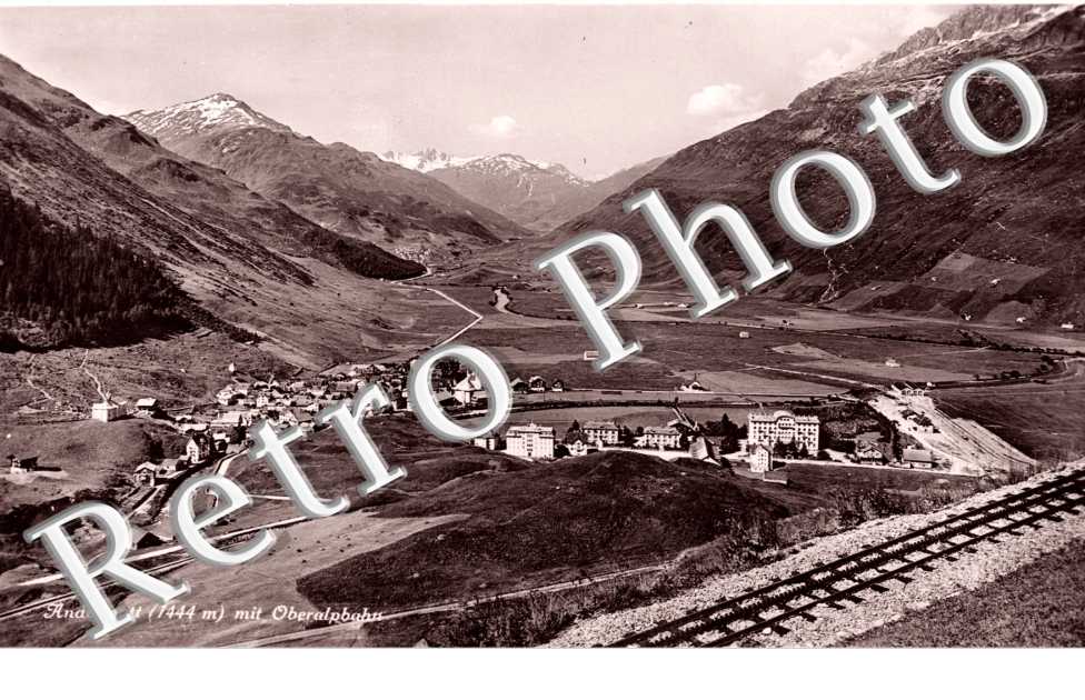 Andermatt mit Oberalpbahts