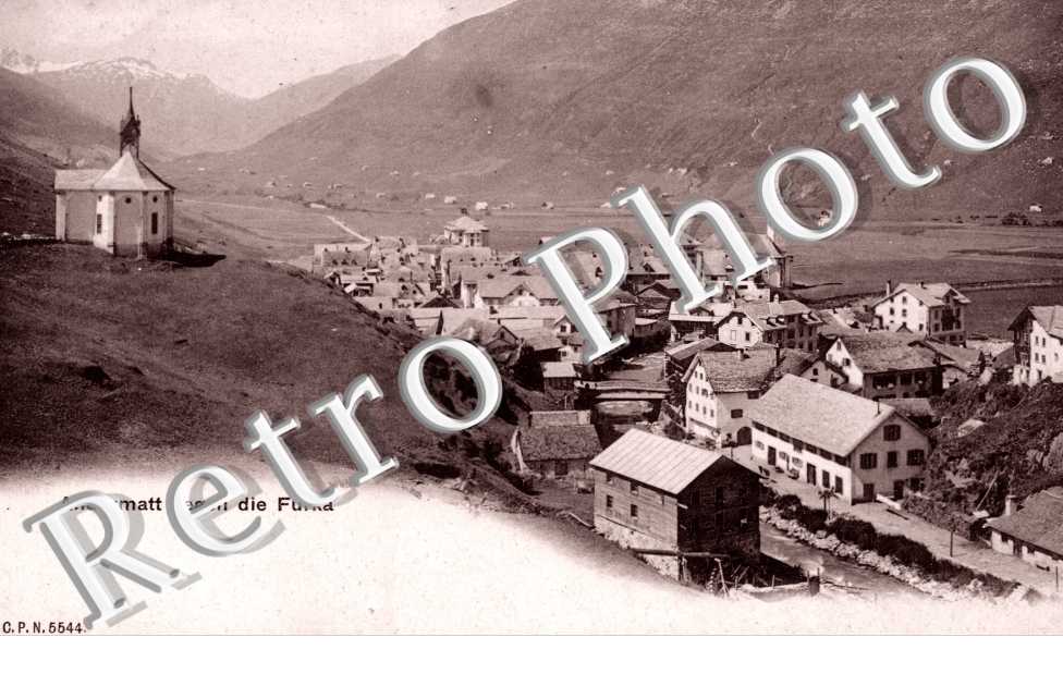 Andermatt gegen die Furka
