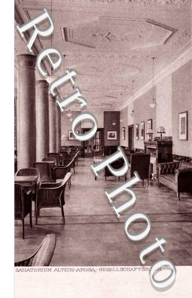 Sanatorium Altein-Arosa- gesellschaftsraum