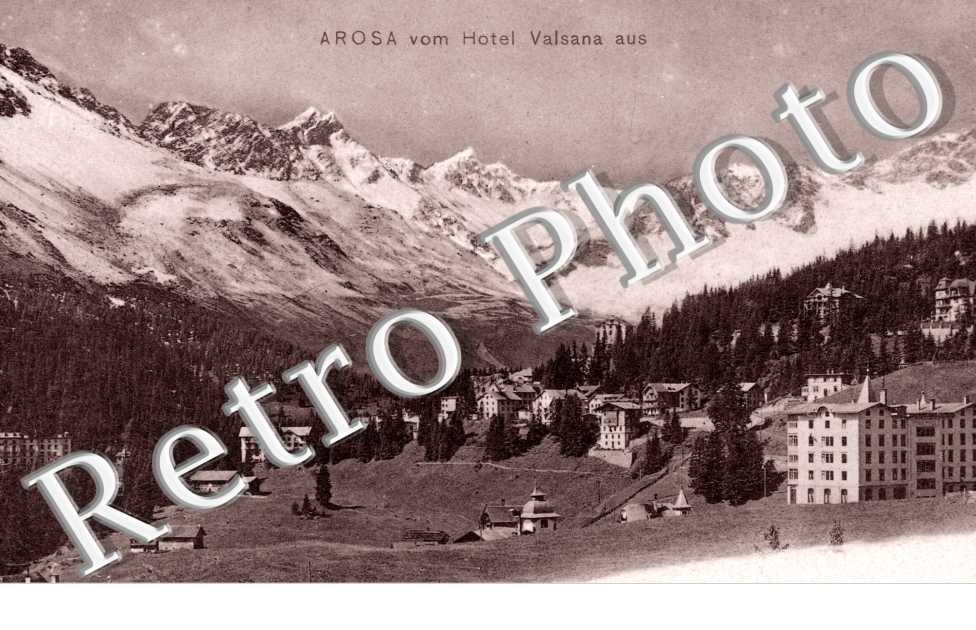 Arosa vom Hotel Valsana aus