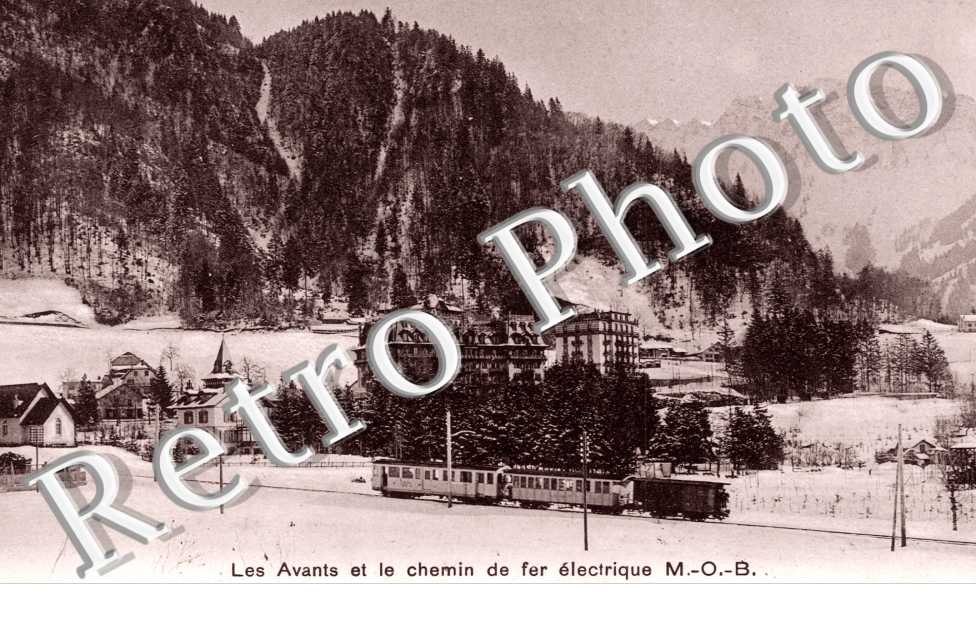 Les Avants et le Chemin de fer electrique