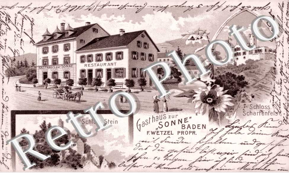 Gasthaus zur Sonne - F. Wetzel proprietaire