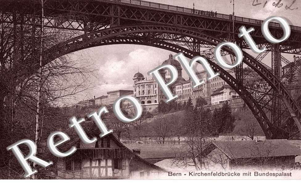 Kirchenfeldbrucke mit Bundespalast
