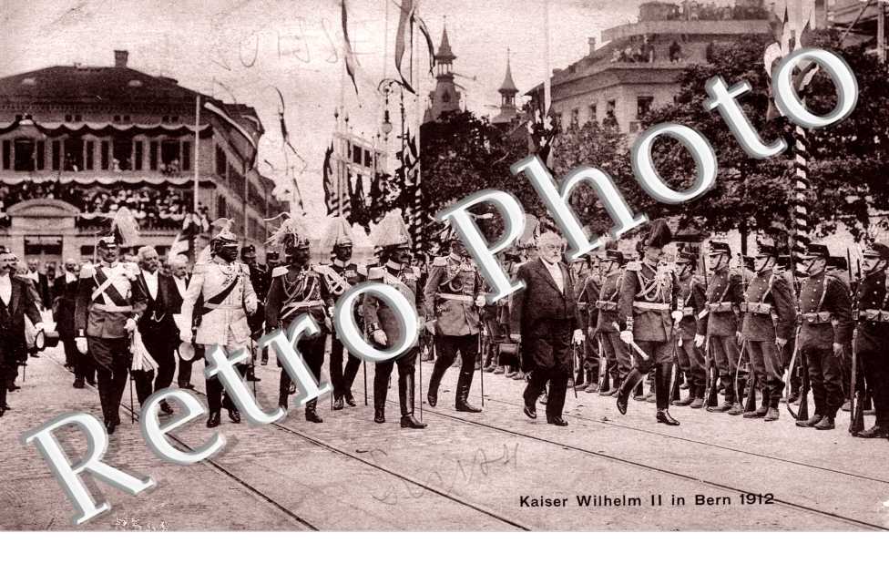 Kaiser Wilhelm II in Bern 1912