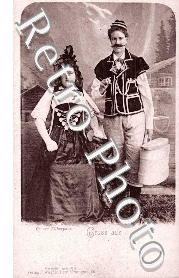 Costume de l'Oberland Bernois. Tracht des Berner Oberlandes