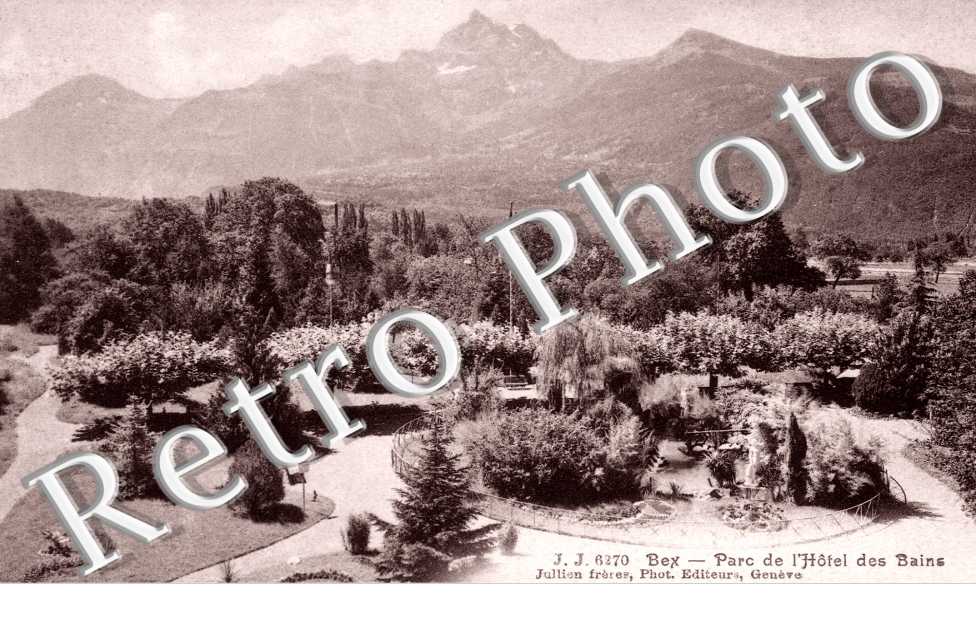 parc de l'hotel des Bains