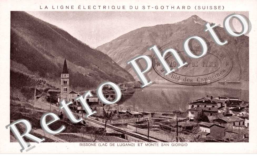 Bissone, Lac de Lugano et Monte San Giorgio