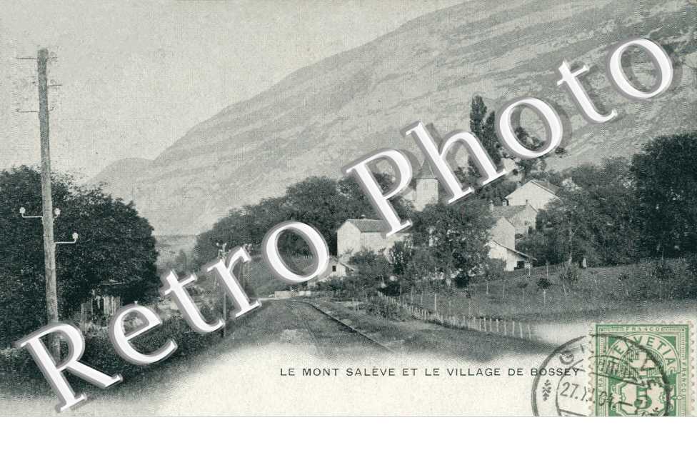 Le Mont Saleve et le village