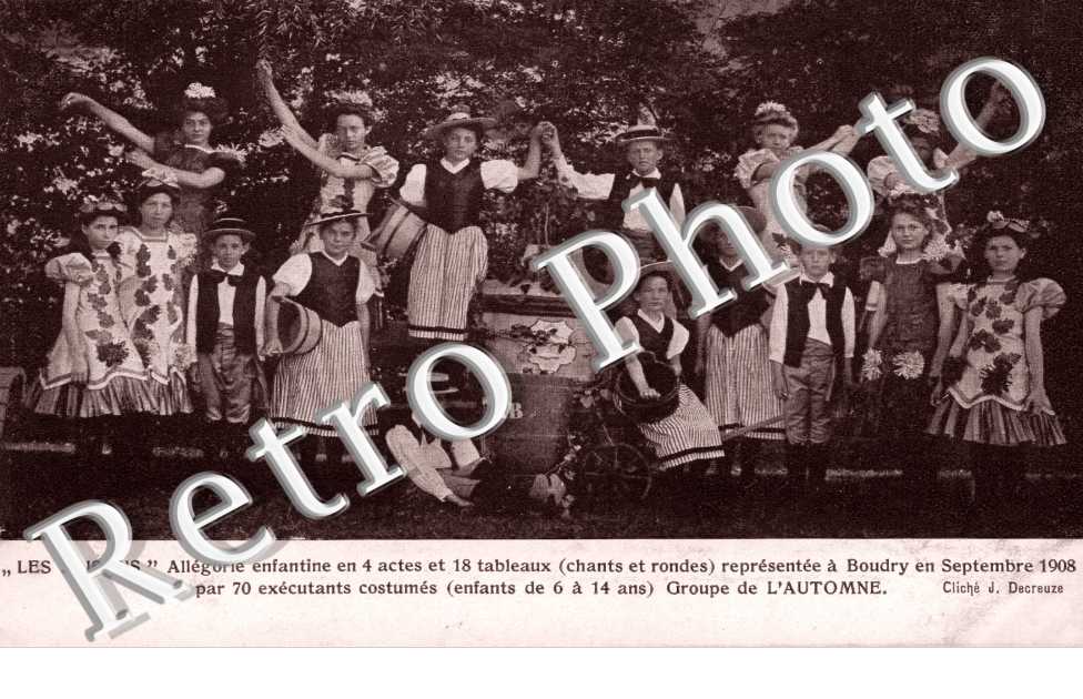 Les Saisons Allegorie enfantine Groupe de l'Automne  Septembre 1908